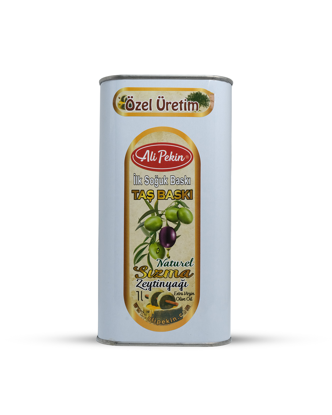 Taş Baskı İlk Soğuk Baskı Sızma Zeytinyağı 1 lt (Teneke)