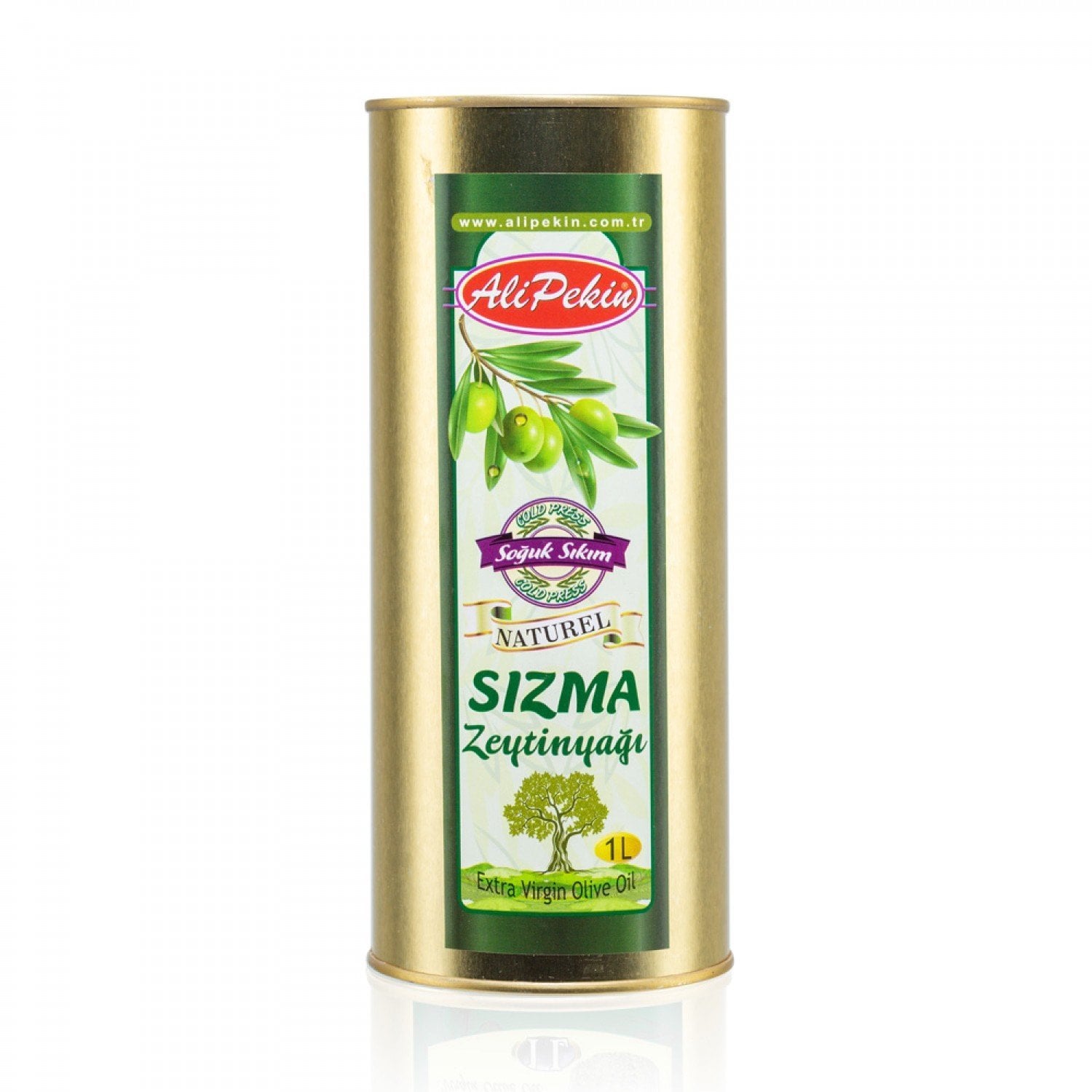 Soğuk Sıkım Erken Hasat Sızma Zeytinyağı 1 Lt (Teneke) — ürün görseli