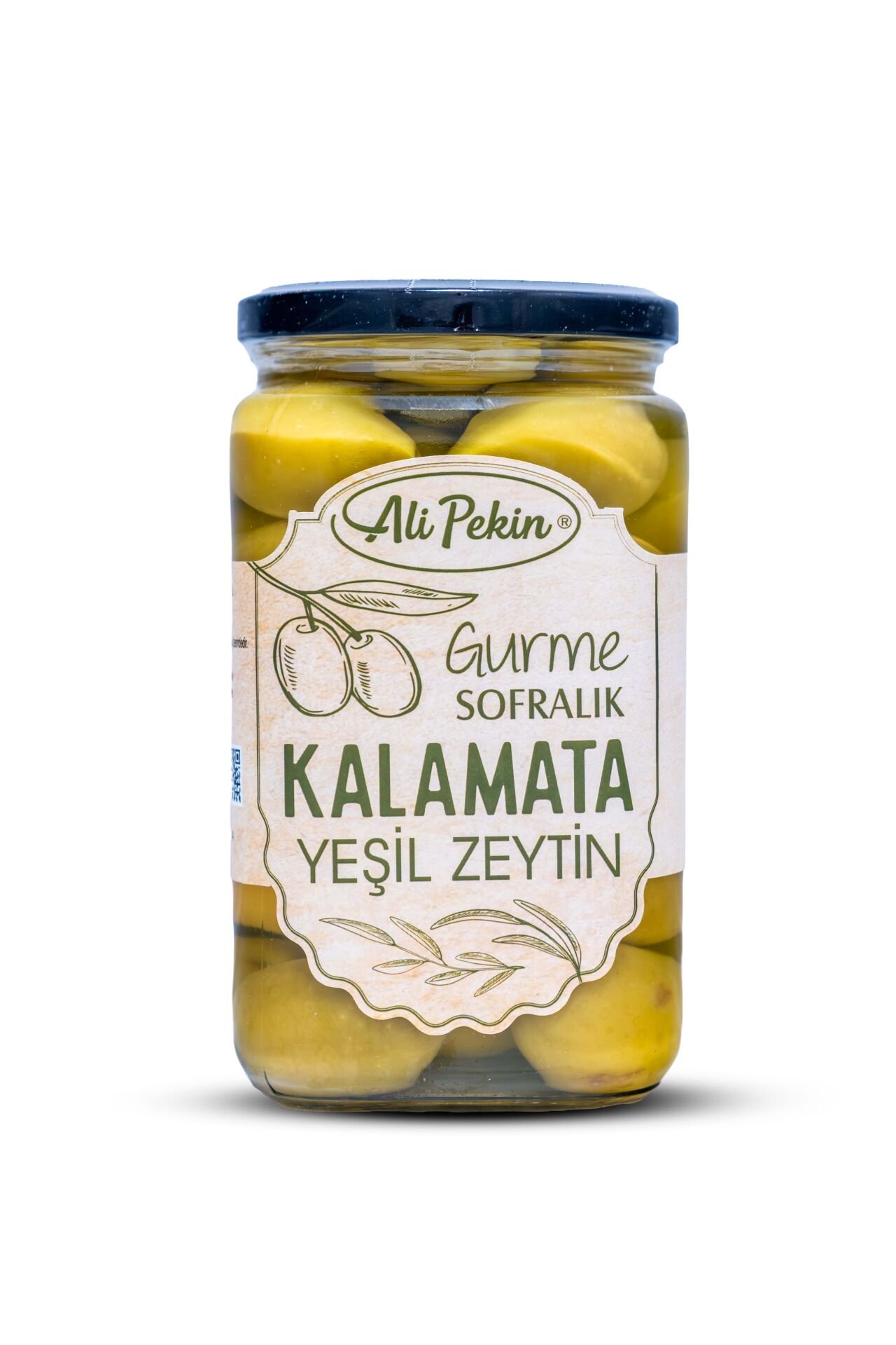 Ali Pekin Kalamata Yeşil Zeytin 850 cc