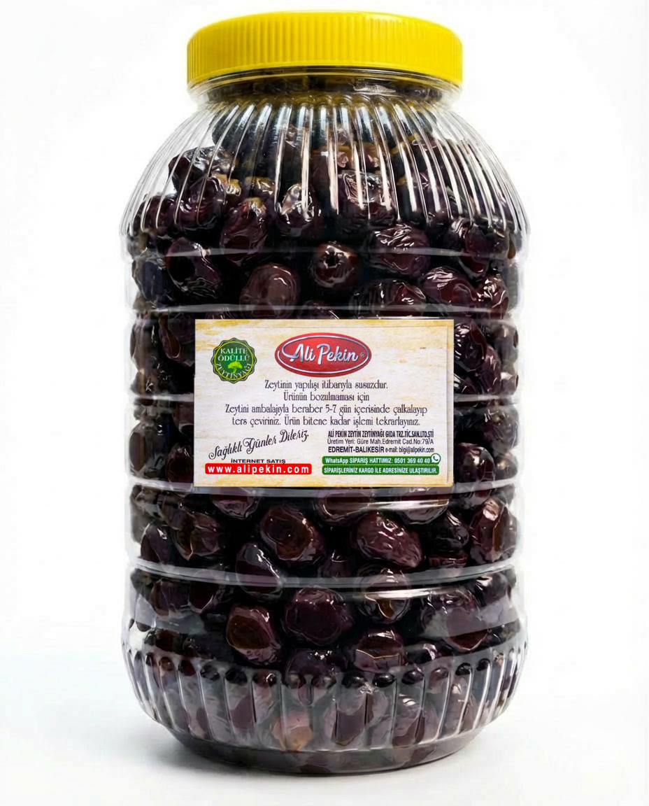 Lux Jumbo Gemlik Siyah Sele Zeytin (261-290) Net: 2 kg