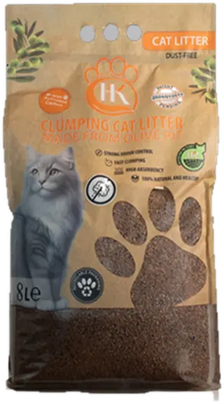 Zeytin Çekirdeği Kedi Kumu 8 L
